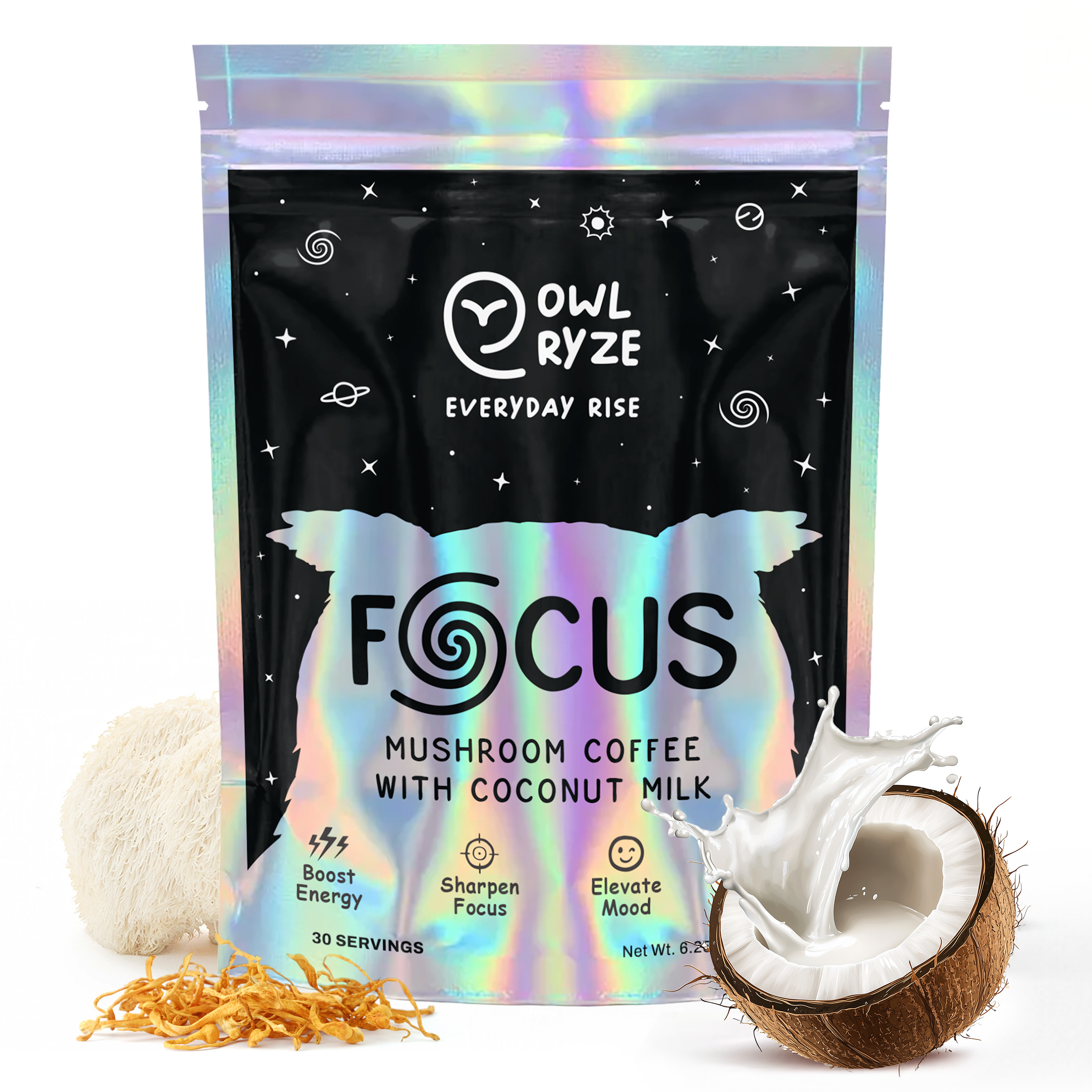 Owl Ryze Focus Coconut Milk